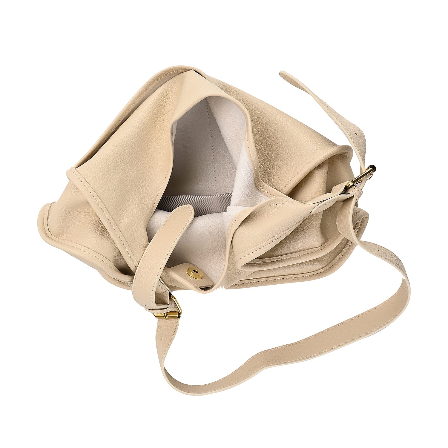 Hobo Crossbody with Detachable Small Cosmetic Bag - White 7995177 5