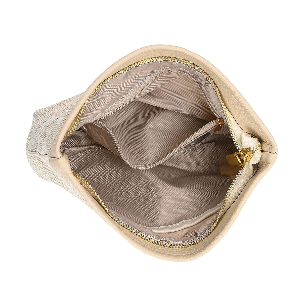 Hobo Crossbody with Detachable Small Cosmetic Bag - White 7995177 9