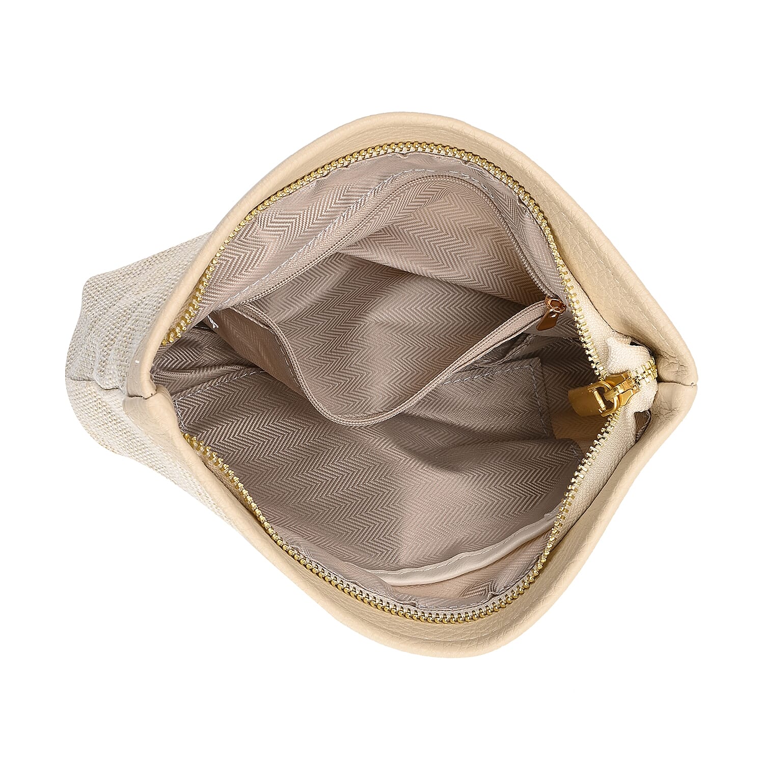 Hobo Crossbody with Detachable Small Cosmetic Bag - White 7995177 9