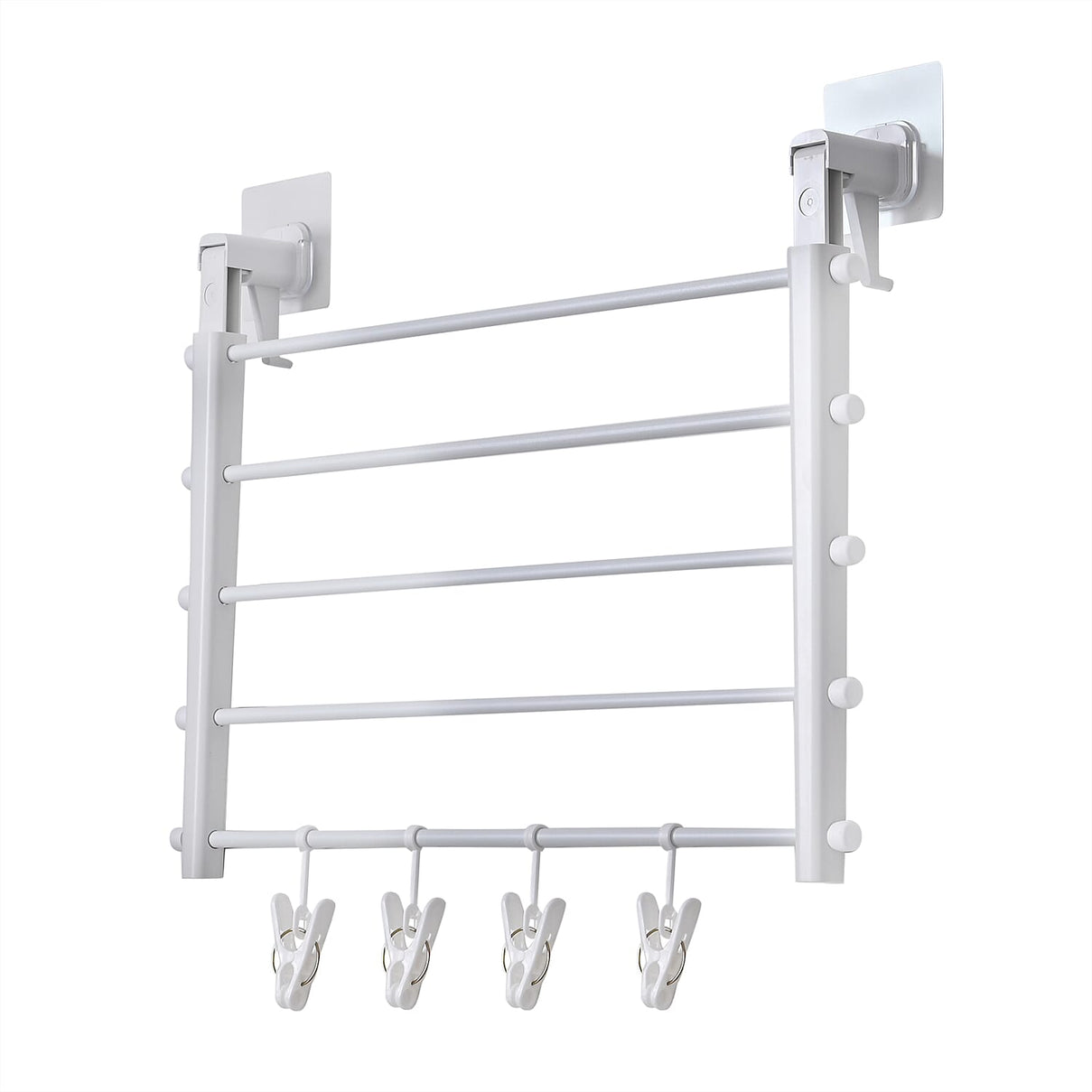 Dry Buddy – Foldable Wall Mount Laundry Rack 8083750 7