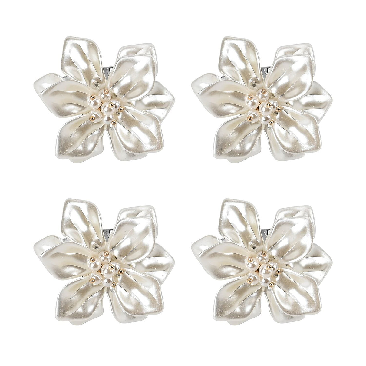 Exquisite Set of 4 Napkin Rings in a Box 7599004 1