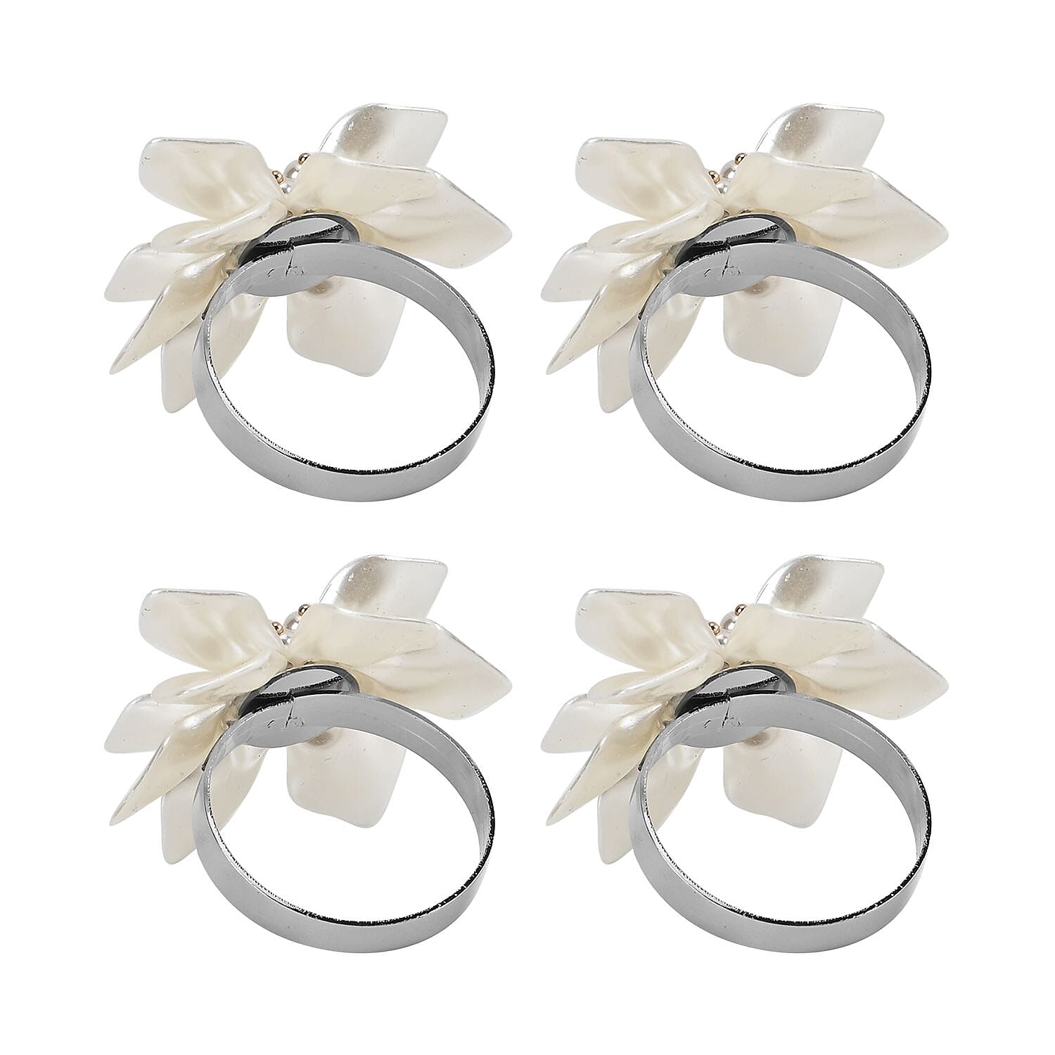 Exquisite Set of 4 Napkin Rings in a Box 7599004 2