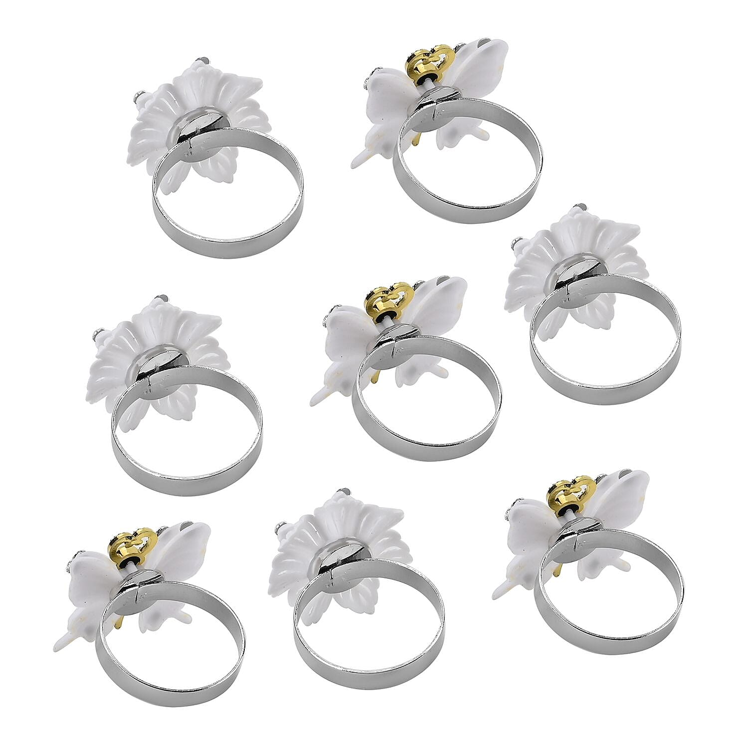 Exquisite Set of 4 Napkin Rings in a Box 7599051 3