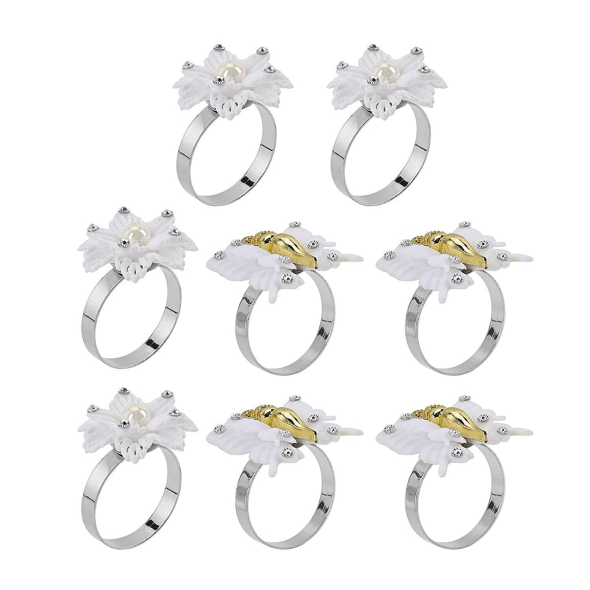 Exquisite Set of 4 Napkin Rings in a Box 7599051 4