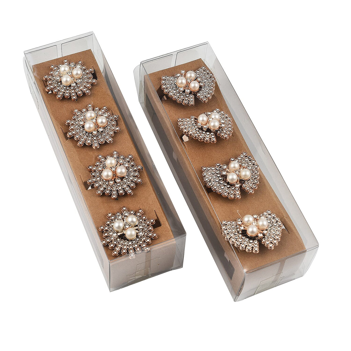 Exquisite Set of 8 Napkin Rings in a Box 7599080 4