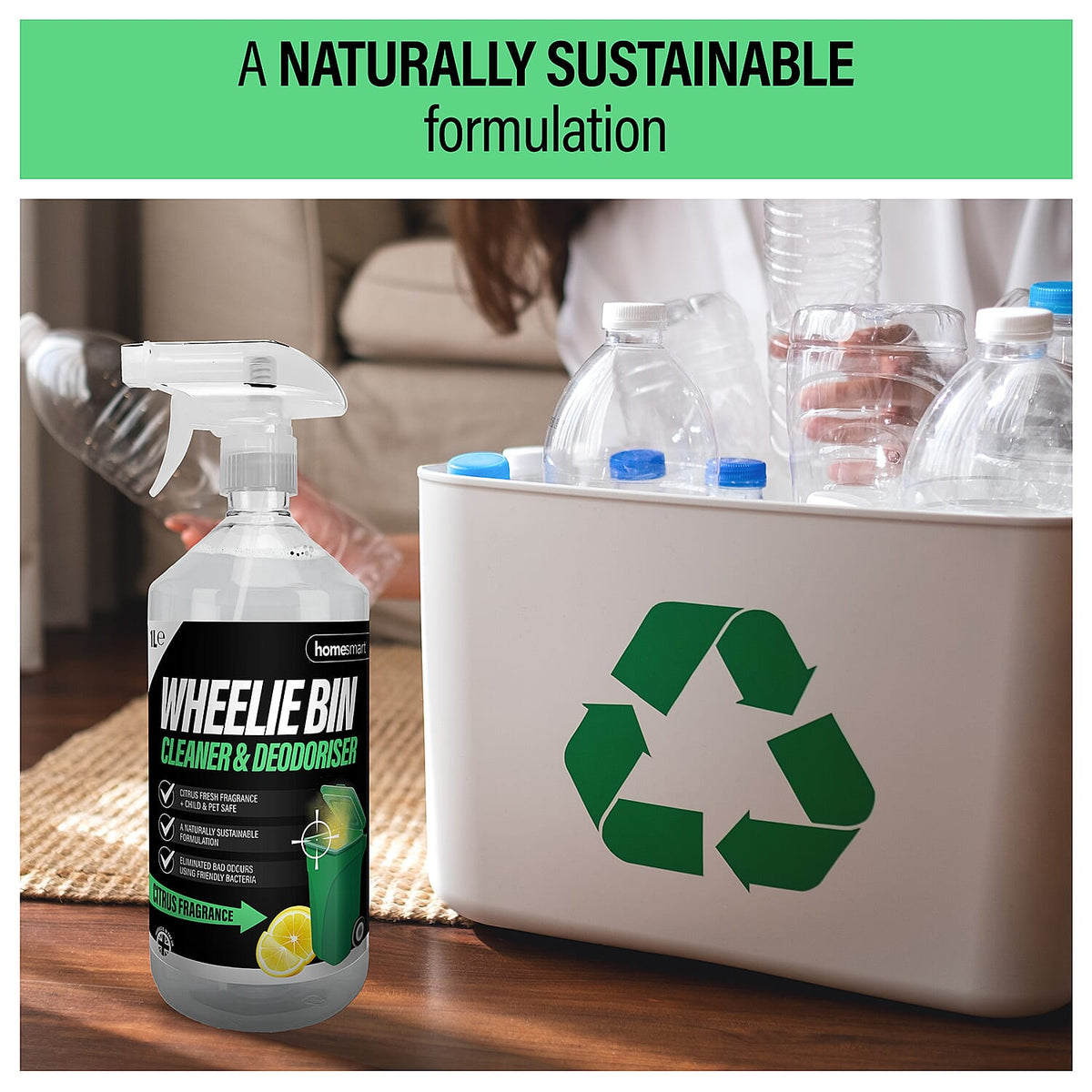 Home Smart Happy Bin Cleaner-Deodoriser - 500ml 7362148 6