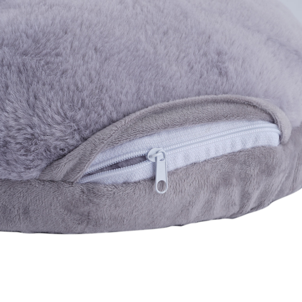 Homesmart Heating Faux Fur Slippers with USB Cable (Size 29x25x5 Cm) - Grey 7138895 5