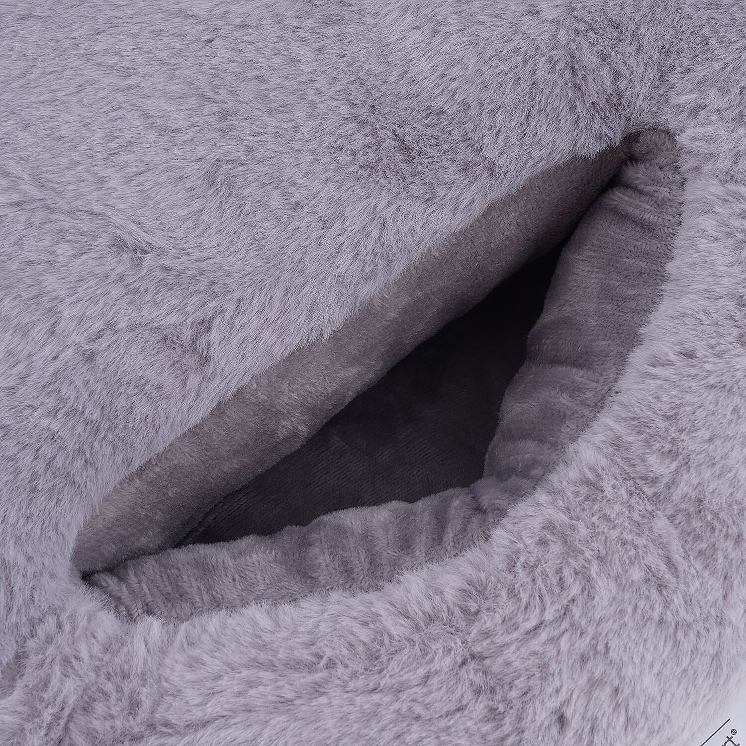 Homesmart Heating Faux Fur Slippers with USB Cable (Size 29x25x5 Cm) - Grey 7138895 6