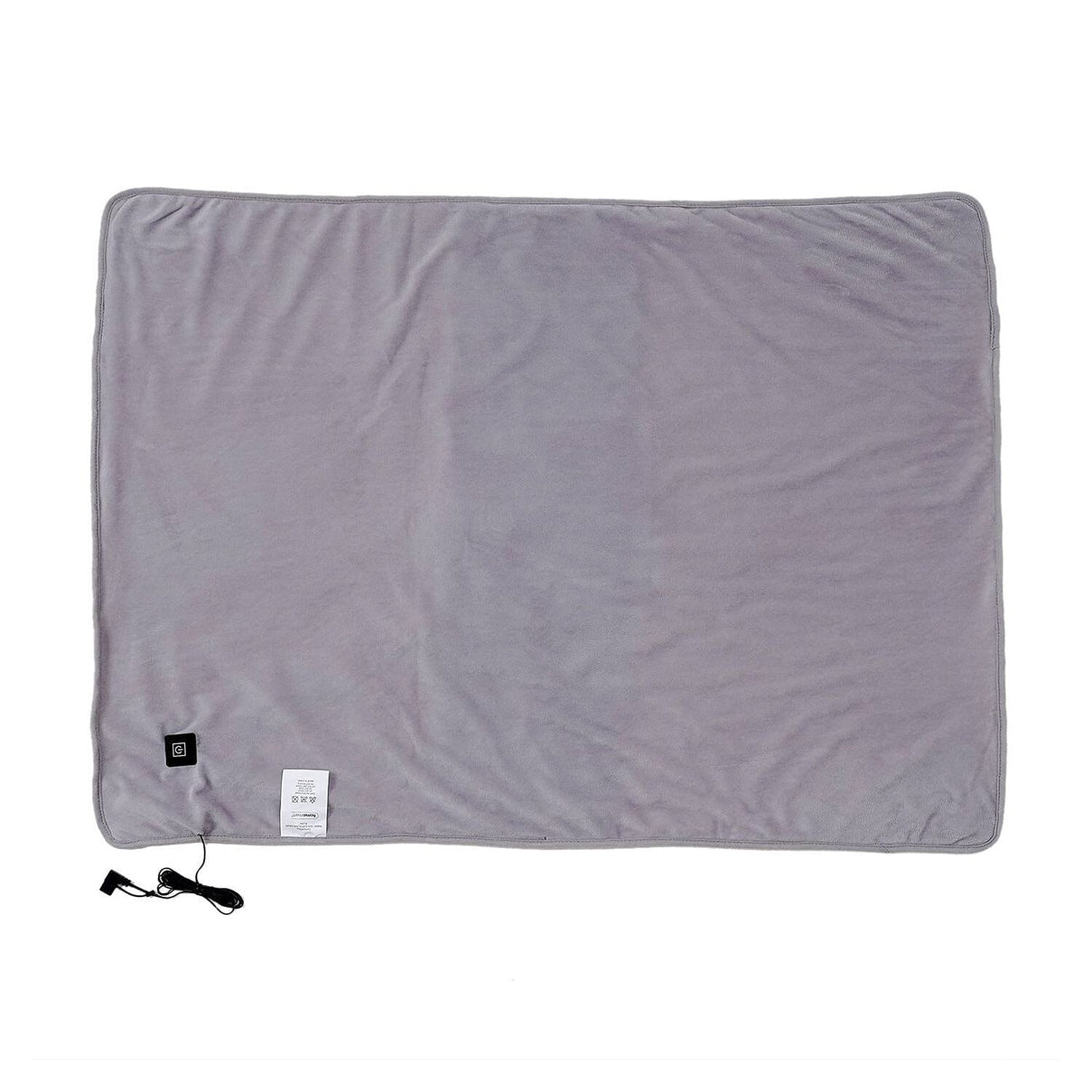 Homesmart Sherpa Lined Pain Relief Heating Mat with USB Cable (Size 95x70 Cm) - Grey 7138908 1