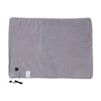 Sherpa Lined Heating Relief Blanket with USB Cable (Size 95x70 Cm)