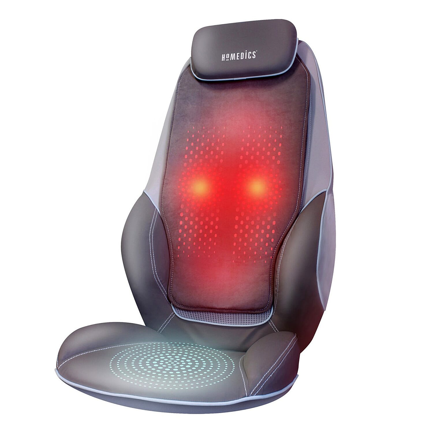HoMedics EU Shiatsu Back Cushion MCS-2303CC-EU (EU plug with UK Adaptor) 7675037 0