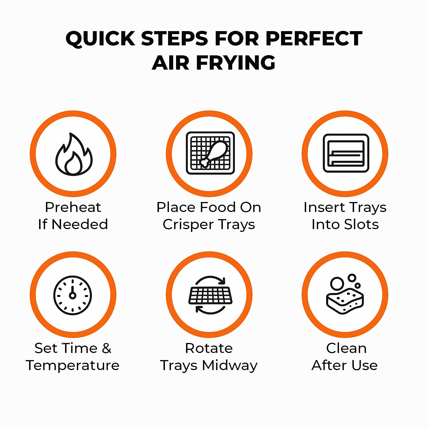 Homesmart 10-in-1 Air Fryer (13L) Rotisserie &amp; Keep Warm Function - Black 7253918 5