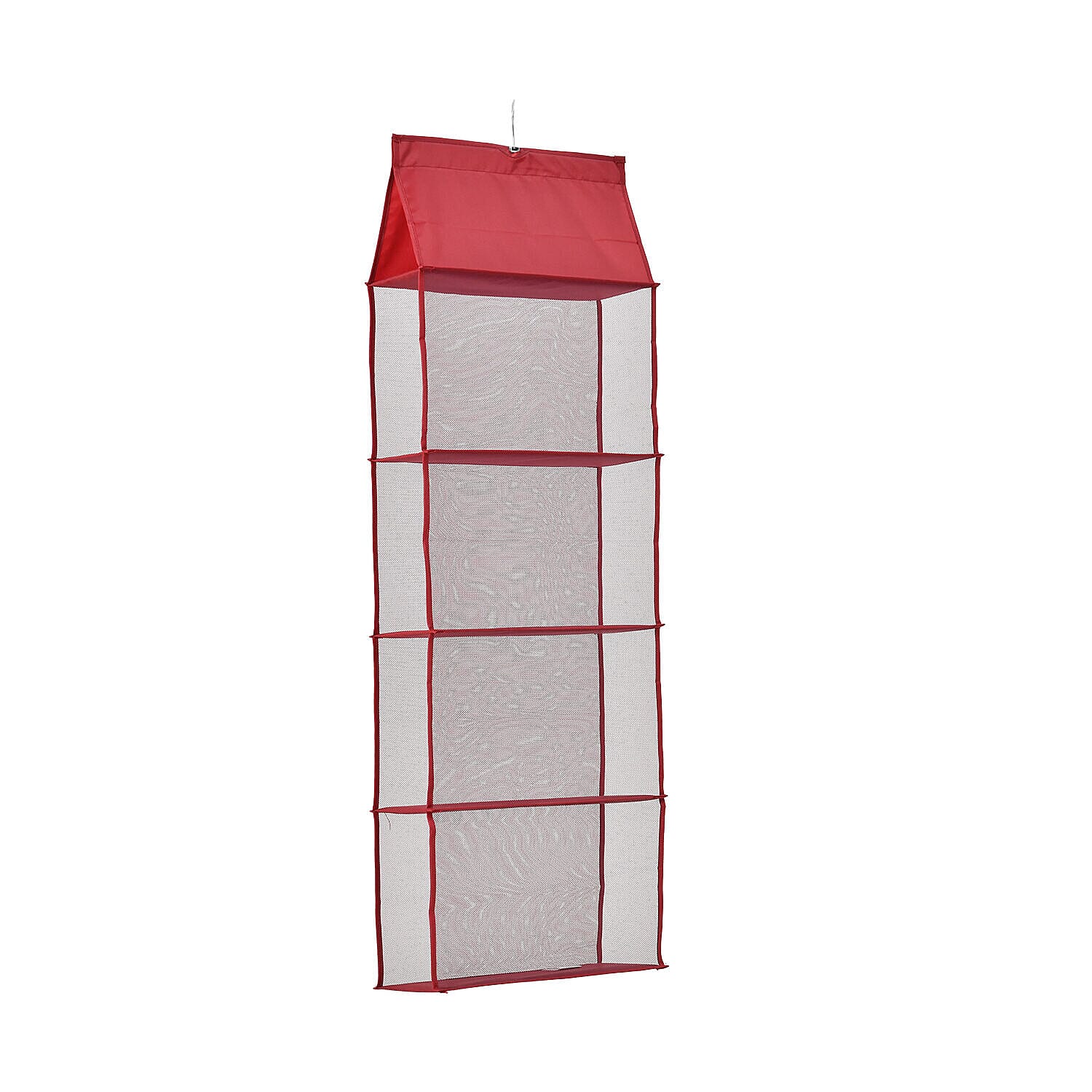 Homesmart 4 Layer Hanging Organizer For Handbags (Size - 120x40x16 cm) - Burgundy 7262594 2