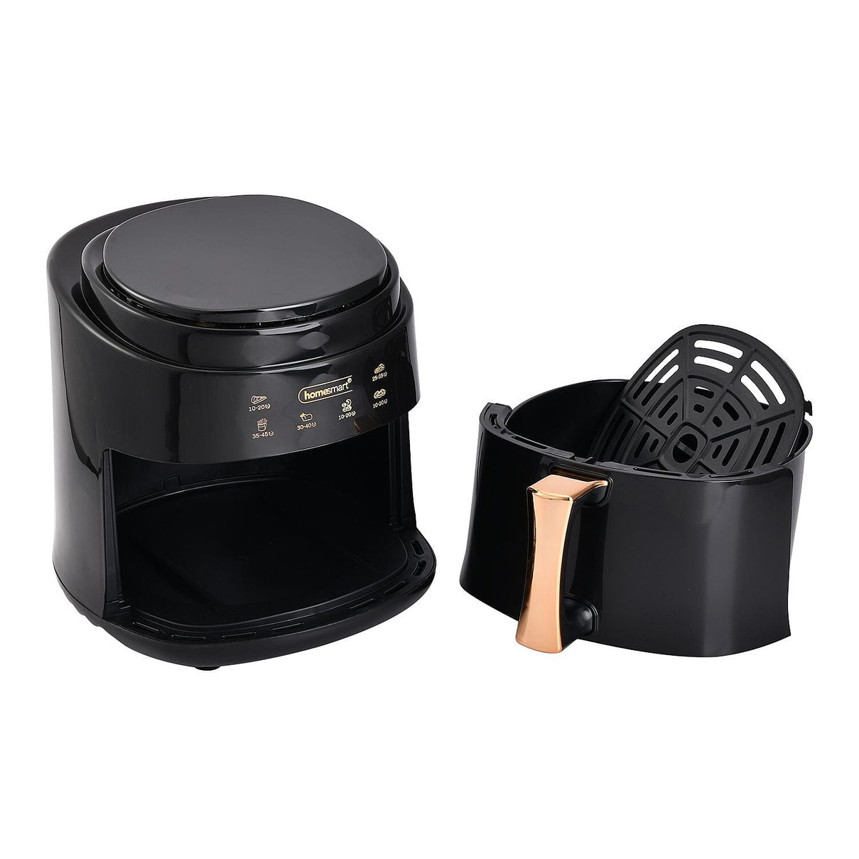 Digital Air Fryer, Air Fry, Roast, Reheat - Uses little to no oil, 8L, 10 Presets, (Size 30x26x25 cm) - Black (1400wts) 7300548 2