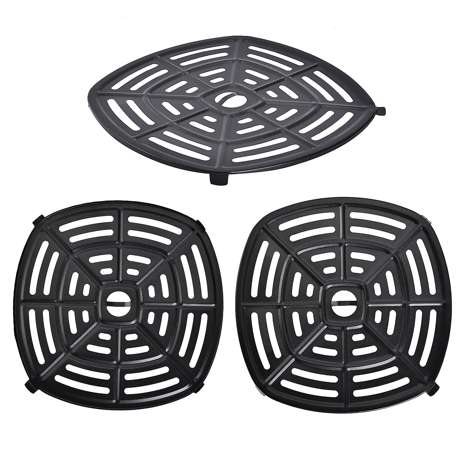 Digital Air Fryer, Air Fry, Roast, Reheat - Uses little to no oil, 8L, 10 Presets, (Size 30x26x25 cm) - Black (1400wts) 7300548 7