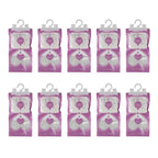 Home Smart 10-Pack Lavender Hanging Dehumidifier Bags - 220g Scented Moisture Absorber with Hook for Wardrobes, Cupboards and Caravans