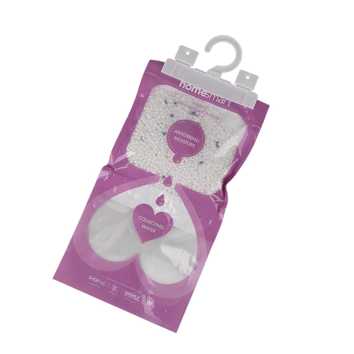 Livemore 10-Pack Lavender Hanging Dehumidifier Bags - 220g Scented Moisture Absorber with Hook for Wardrobes, Cupboards and Caravans V32513954 3