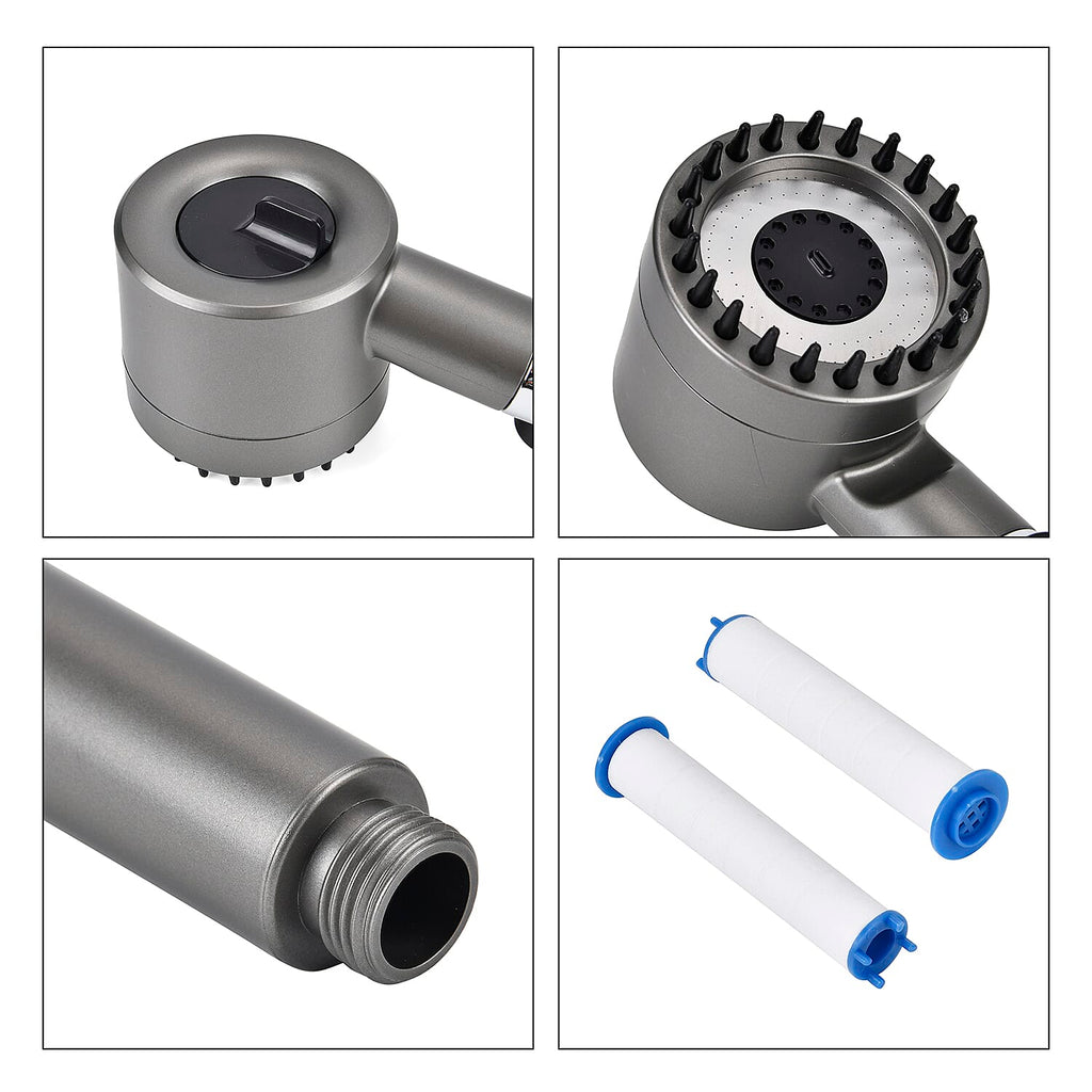 Homesmart Spa Shower Head with 3 Water Flow Settings (2 Extra Filters Inc.)