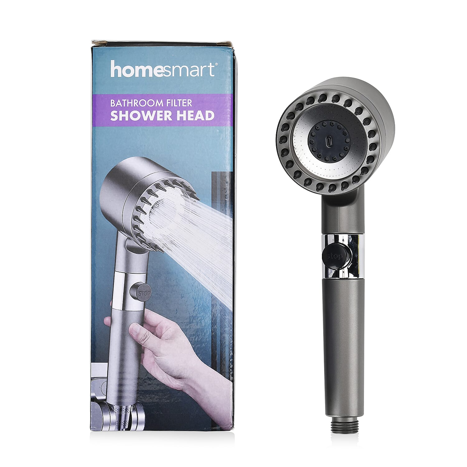 Homesmart Spa Shower Head with 3 Water Flow Settings (2 Extra Filters Inc.) 7723354 7