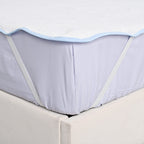 Luxury Cooling Jaquard Waterproof Mattress Protector - With Anchor Band Fit (Machine Washable) - Size Super King