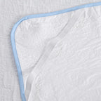 Luxury Cooling Jaquard Waterproof Mattress Protector - With Anchor Band Fit (Machine Washable) - Size Super King