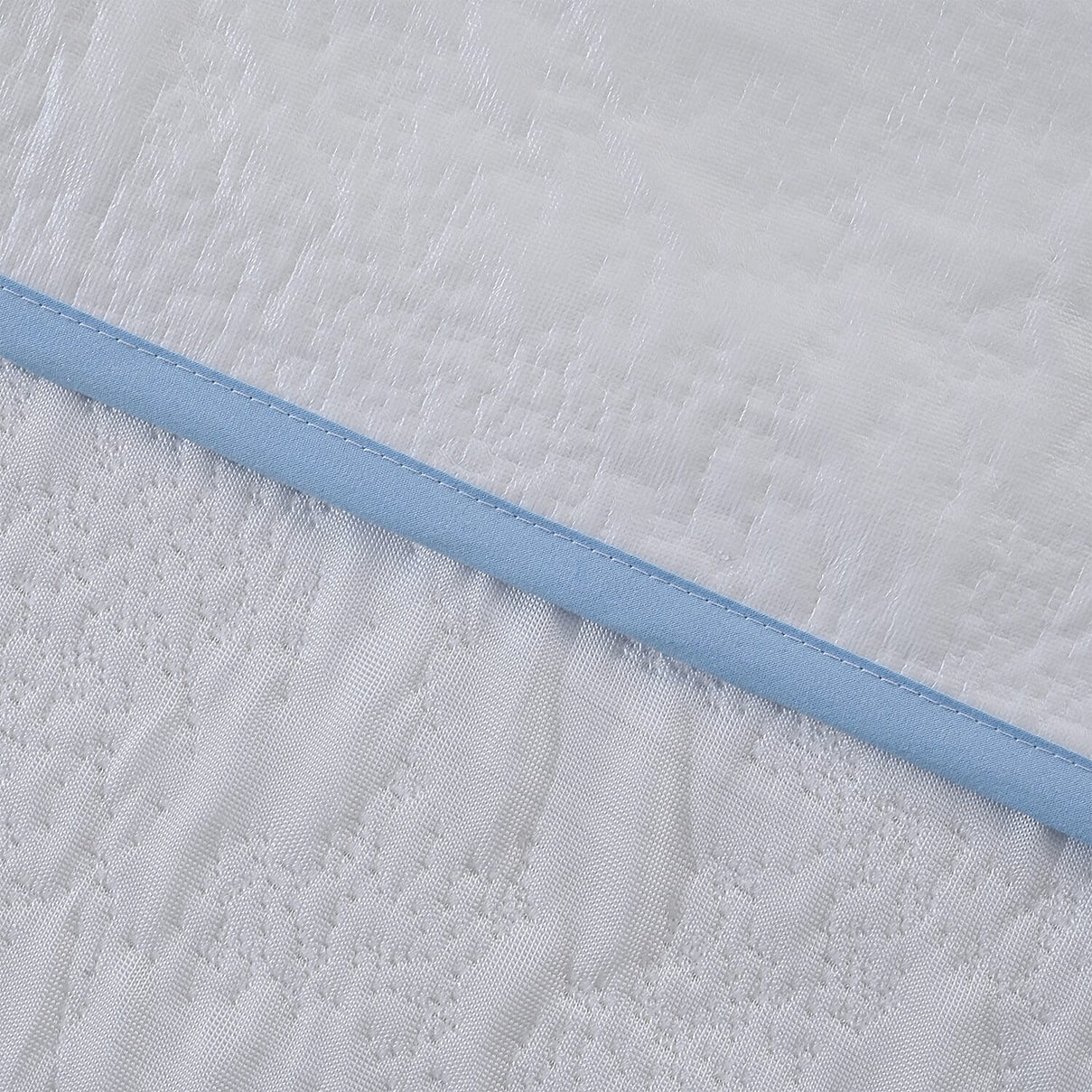 Homesmart Cooling Jacquard Waterproof Mattress Protector with Anchor Band Fit (200x150cm) - White 8047192 6
