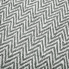 Hush Heaven 100% Soft Cotton Chevron Weaved Throw Blanket (200x150cm) - Grey