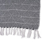 Hush Heaven 100% Soft Cotton Triangle Weaved Throw Blanket (200x150cm) - Navy