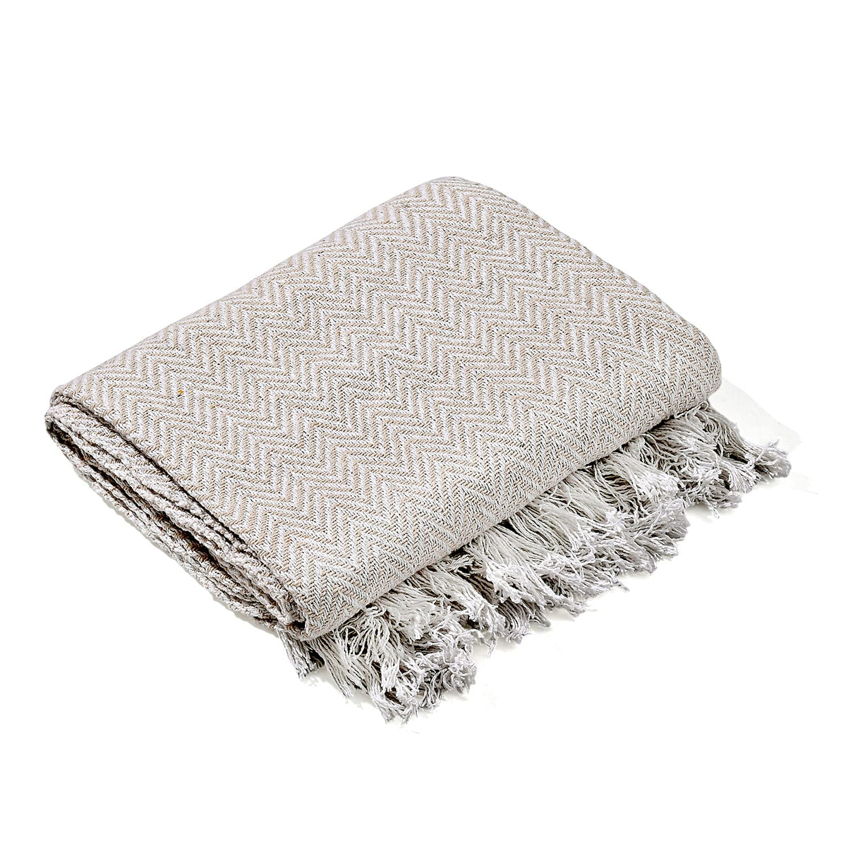 Homesmart Cotton Chevron Throw Blanket 8129555 4