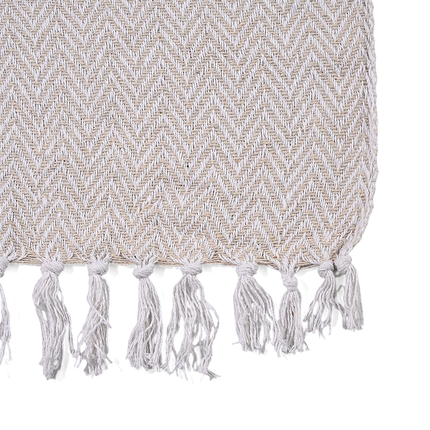 Homesmart Cotton Chevron Throw Blanket 8129555 6