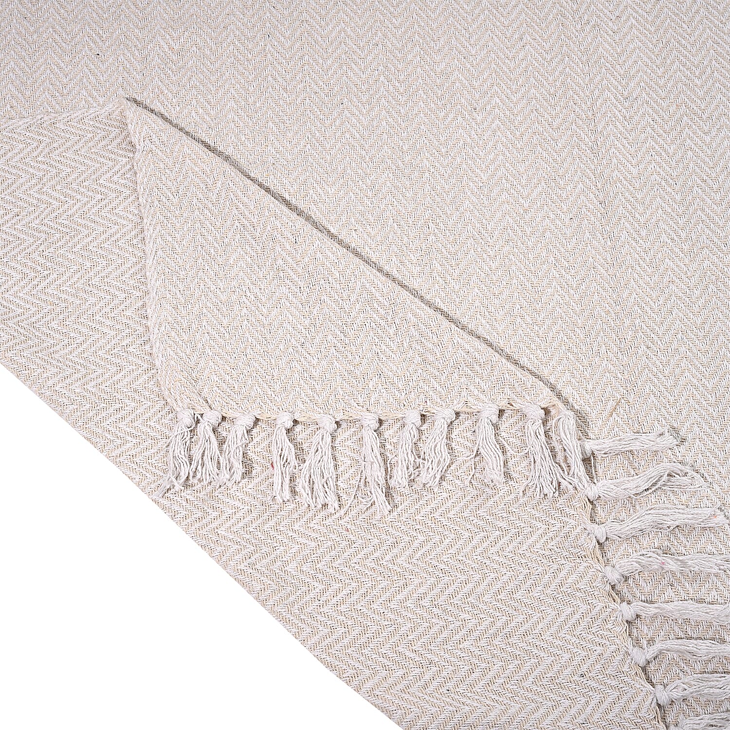 Homesmart Cotton Chevron Throw Blanket 8129555 7