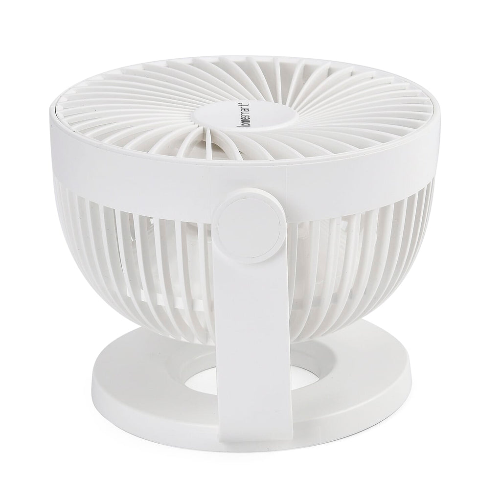 Homesmart Portable USB Table Fan with 1200mAh Battery - White
