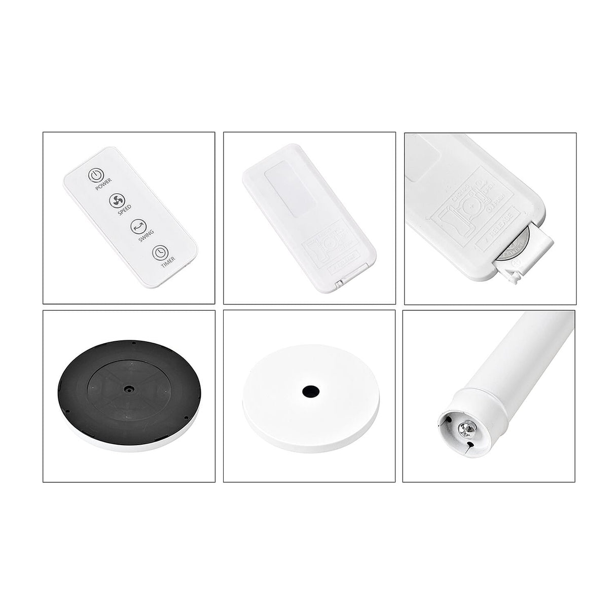 Homesmart Air Circulation Fan with Remote and Oscillation (35W) 7504943 7
