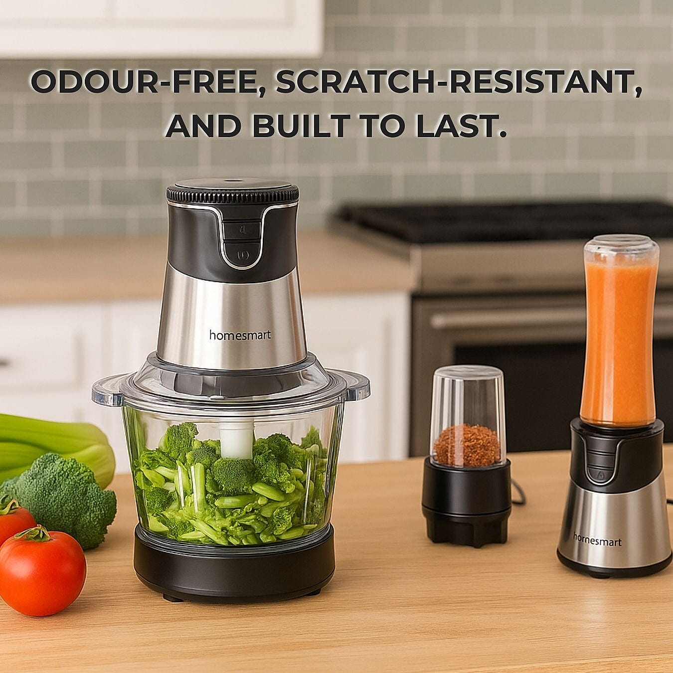 Homesmart Food Processor and Blender - Black 7830033 3