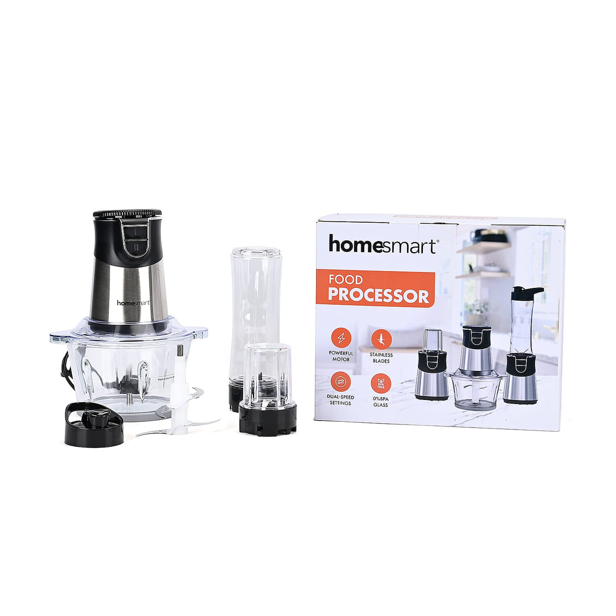 Homesmart Food Processor and Blender - Black 7830033 6