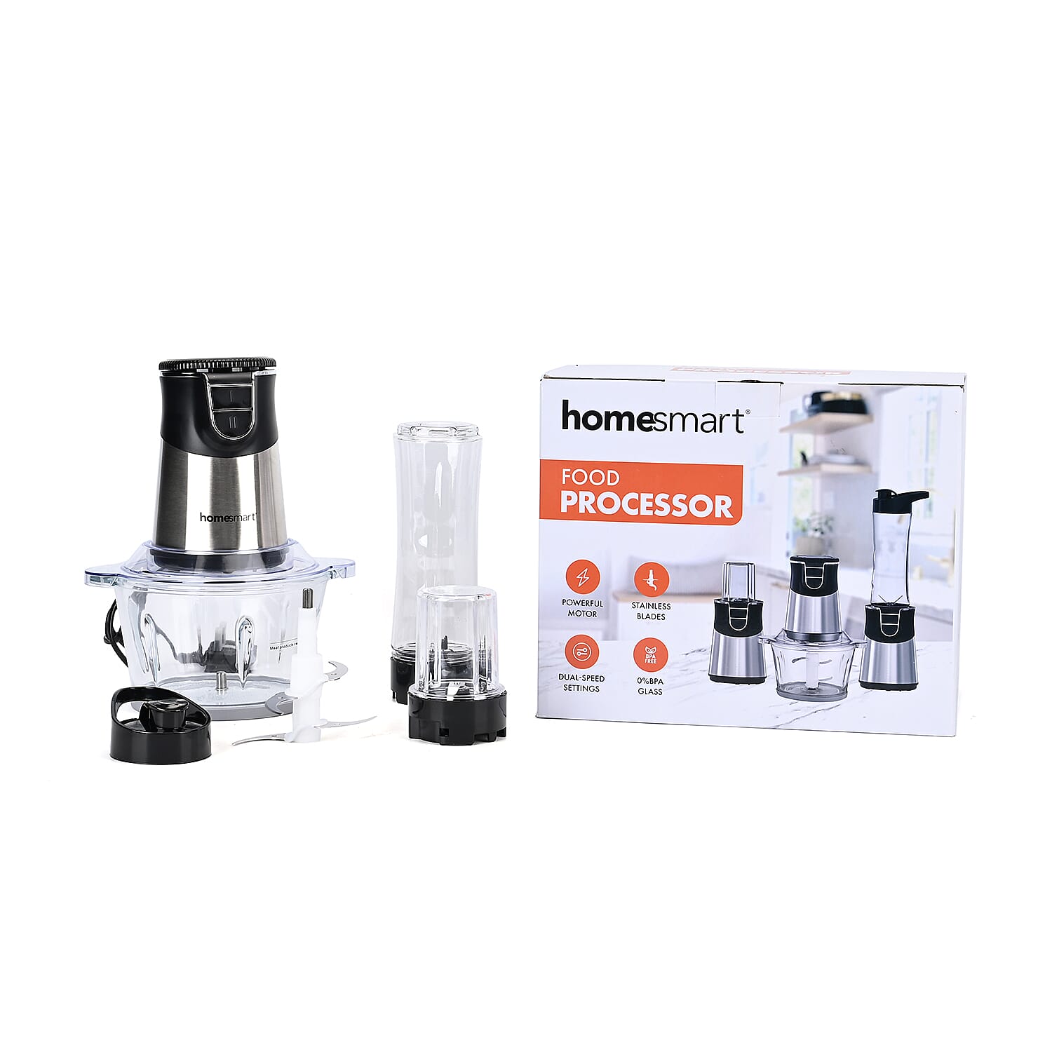 Homesmart Food Processor and Blender - Black 7830033 6
