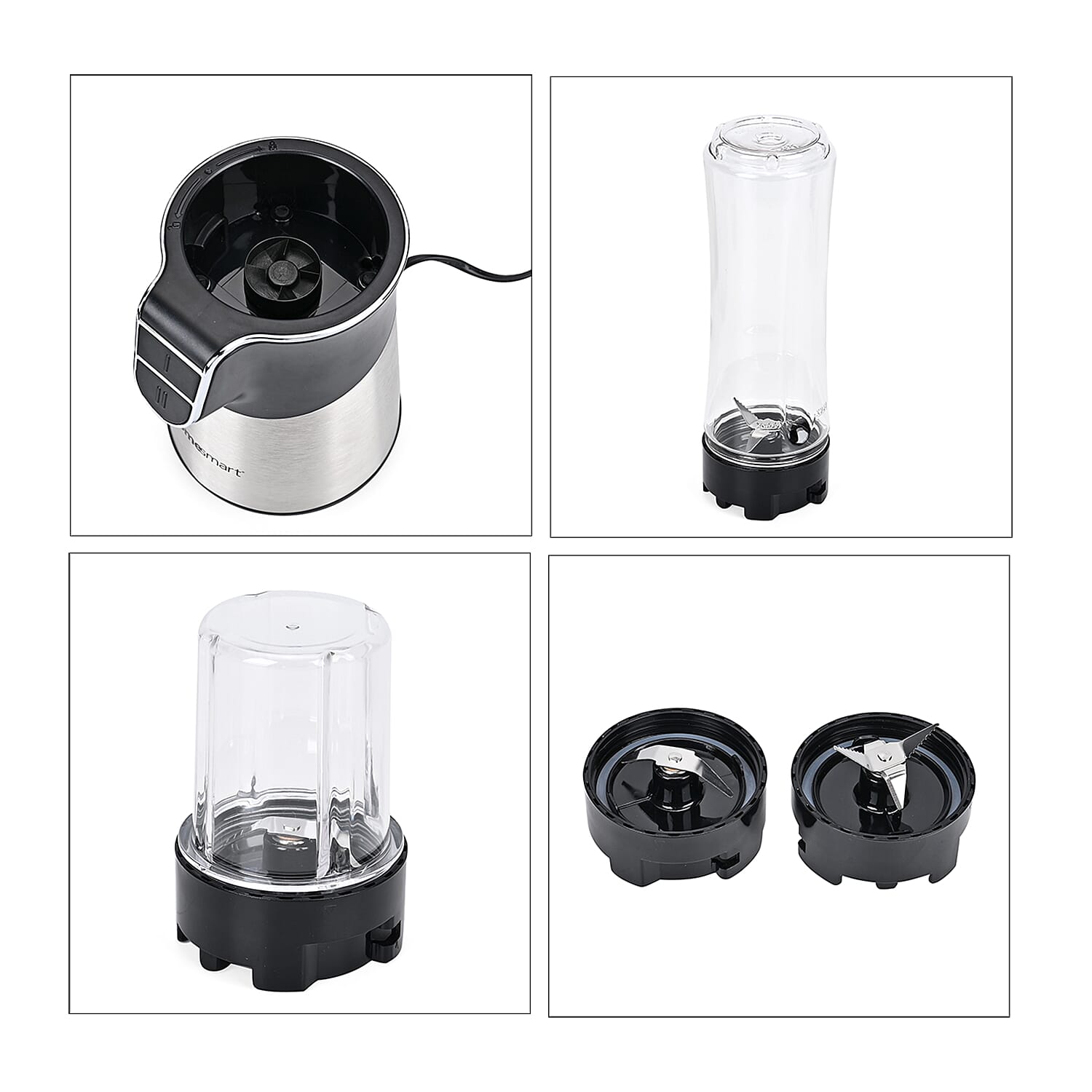 Homesmart Food Processor and Blender - Black 7830033 7