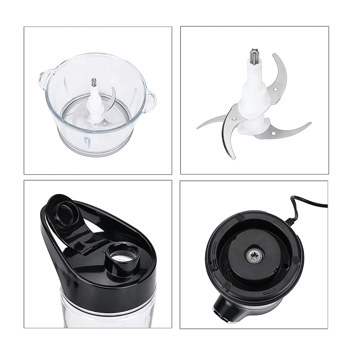 Homesmart Food Processor and Blender - Black 7830033 8