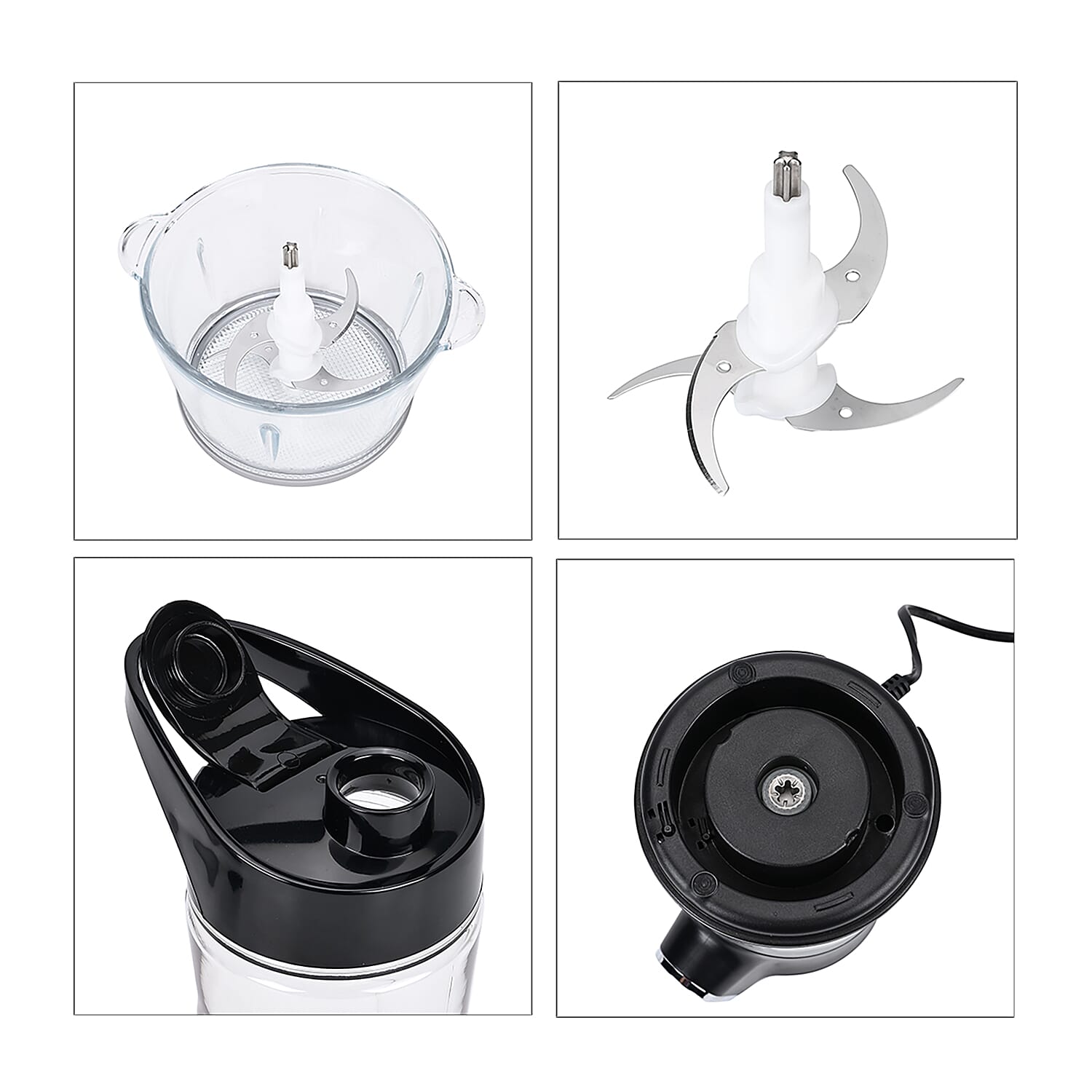 Homesmart Food Processor and Blender - Black 7830033 8