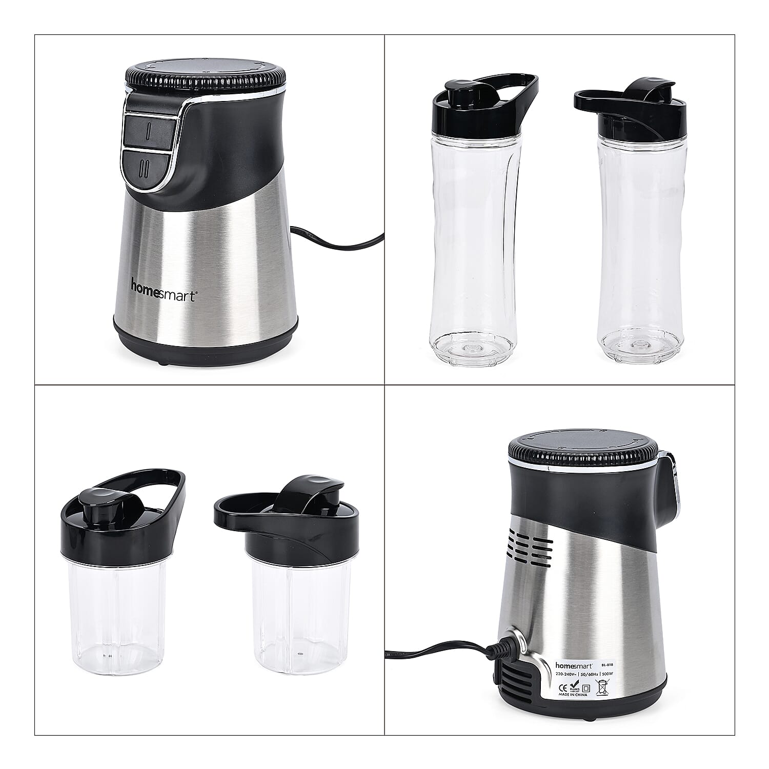 Homesmart Food Processor and Blender - Black 7830033 9