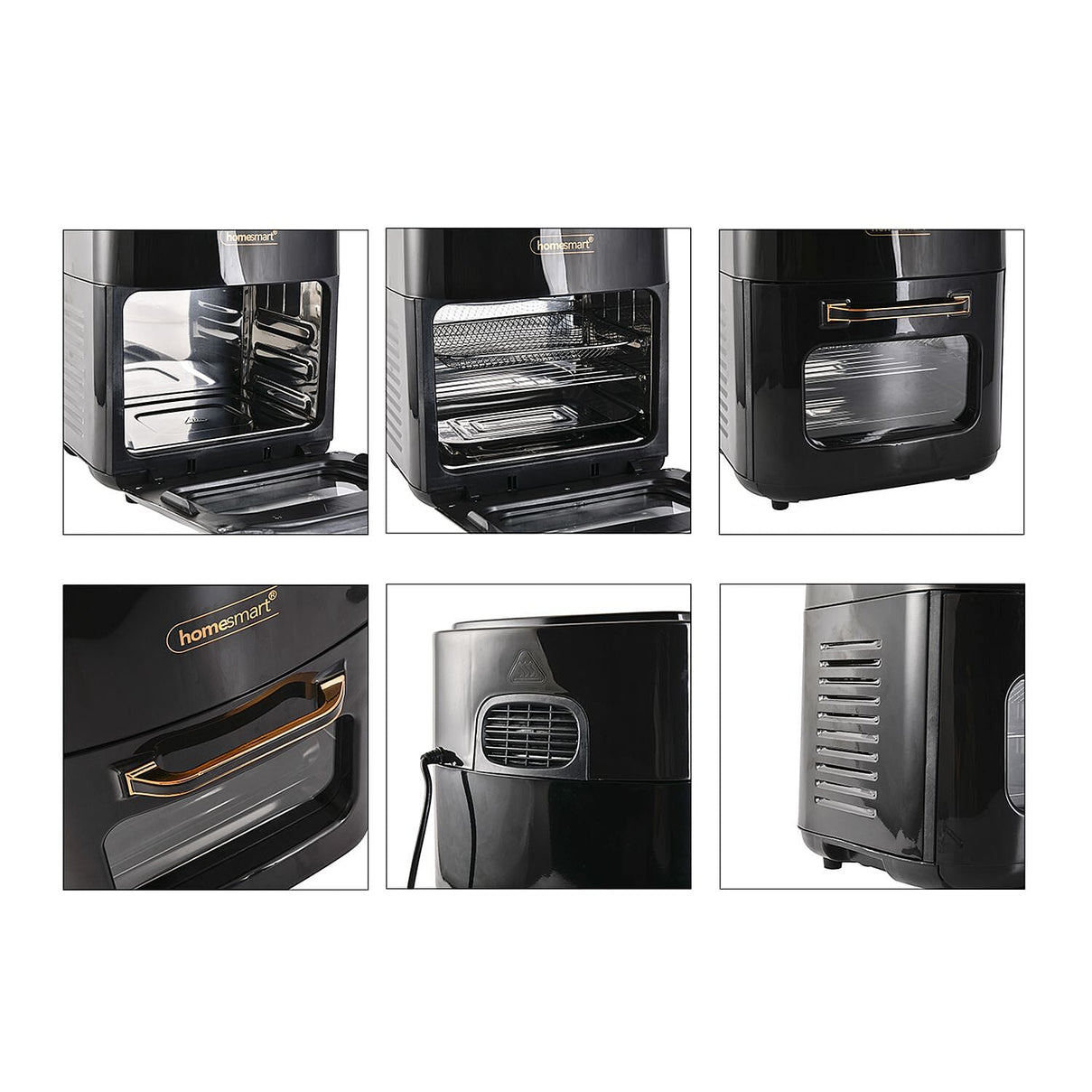 Homesmart 15 Litre Air Fryer (1400W) - Black 7264491 8
