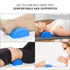 Homesmart Gel Back Support Pillow (Size S,26x16x9 cm) - Black