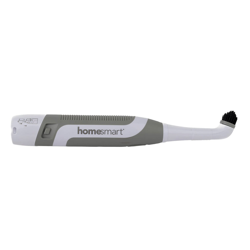 Homesmart Multi-Purpose Electric Scrubber with 5 Different Brush Heads (4 x AA Battery Not Inc.) - Grey