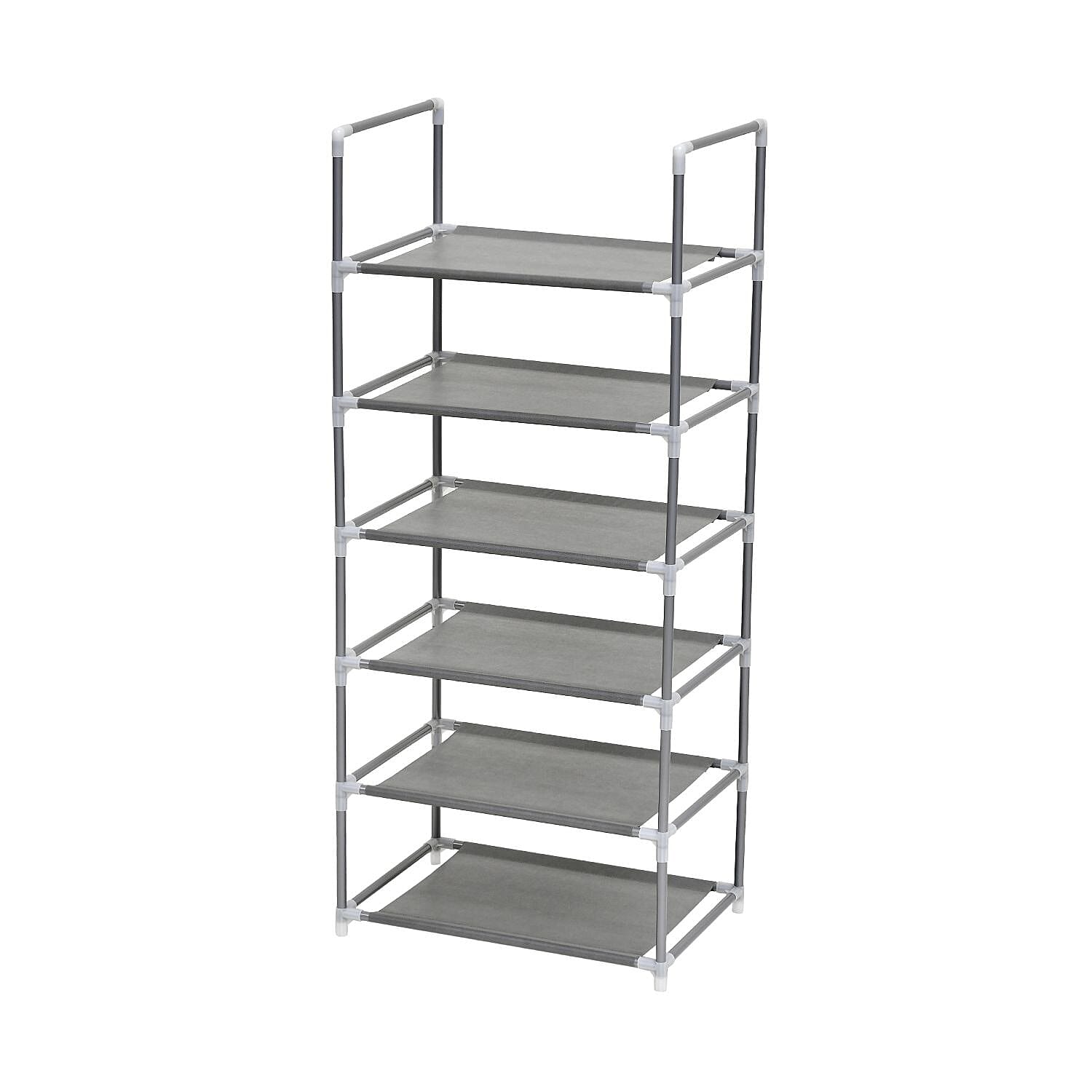 Homesmart Multipurpose 6 Layer Shoe Rack (Size 100x43x29 Cm) - Grey 8946845 0