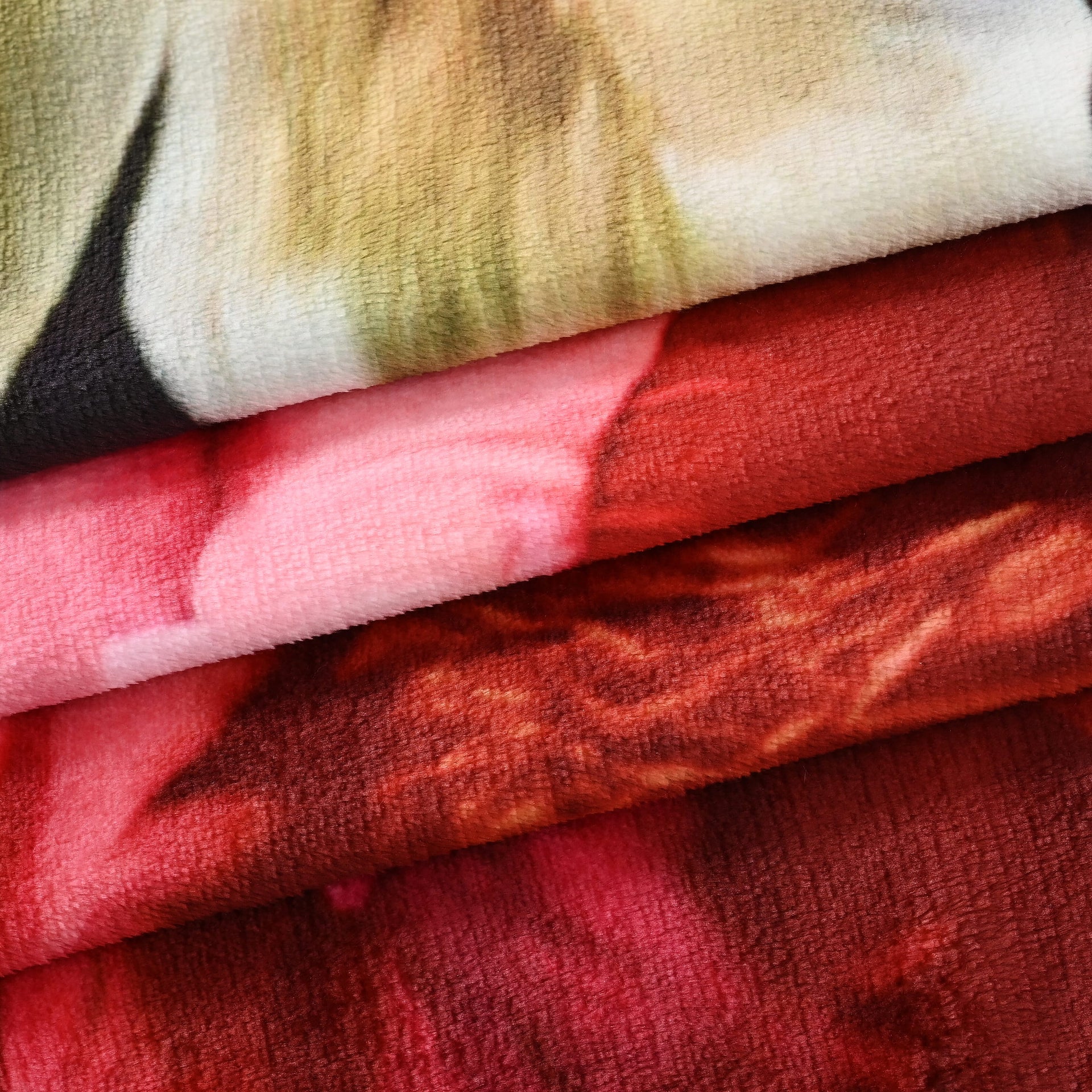 LAST IN STOCK Peony Pattern Digital Print Flannel Cozy Blanket (150x200 cm) - Pink 8101974 4