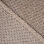 Homesmart Flannel Textured Blanket 260gsm (Size 210x150 cm) - Beige