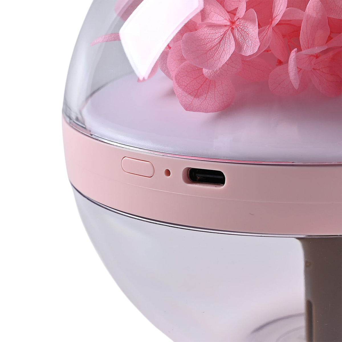 Preserved Flower Humidifier With 2 Mist Modes and Optional Warm Light Feature with 10 Essential Oils 8107093 9