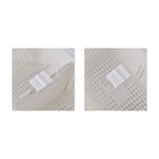 Set of 2  - Homesmart Food Storage Container with Lids (Size 28x18x14 cm, 20x14x11 cm) - Transparent - White