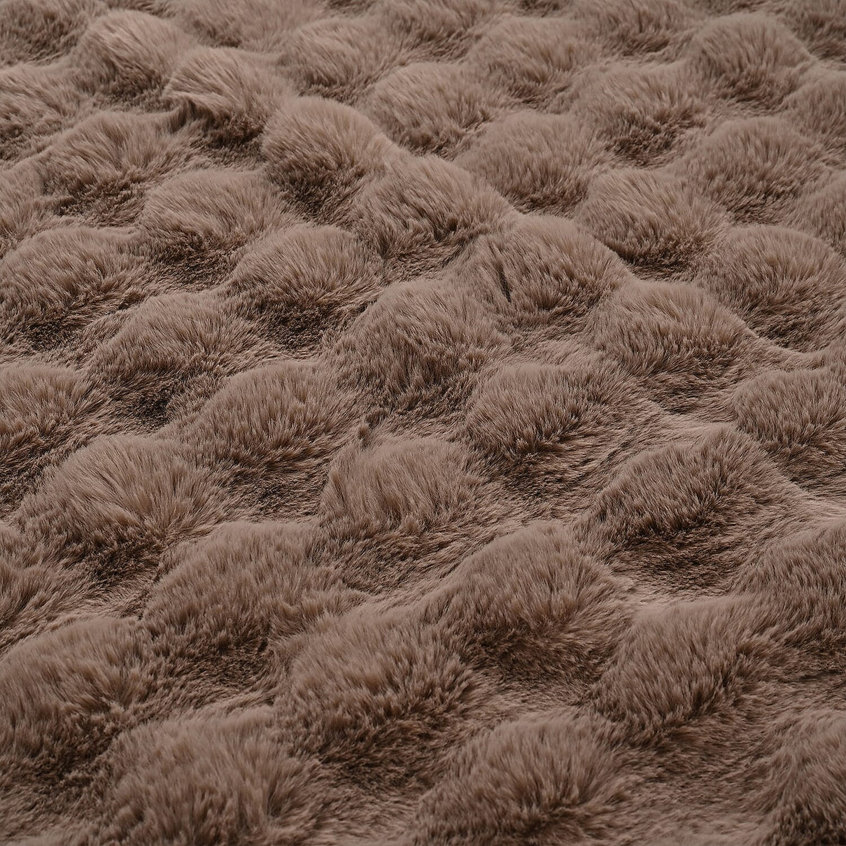 Homesmart Super Soft Sculptured Faux Fur Blanket (180 x 150cm) - Mink 8185677 5