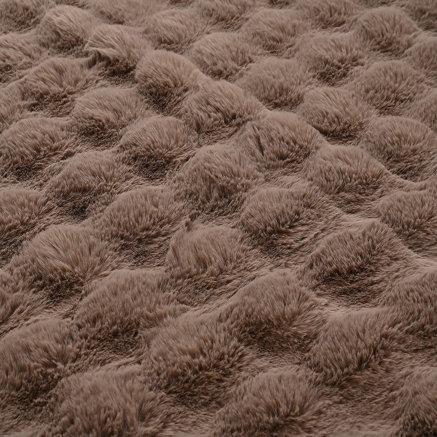 Homesmart Super Soft Sculptured Faux Fur Blanket (180 x 150cm) - Mink 8185677 5
